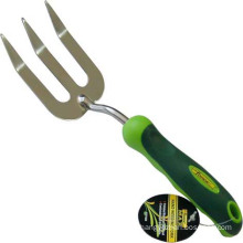 Garden Tools Polished Stainless Steel Garden Prong Weeding Fork